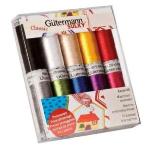 Guttermann Sulky machine embroidery thread set