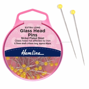 Extra Long Glass Headed Quilting Pins