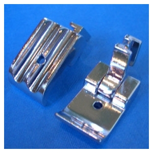 Double sided piping foot