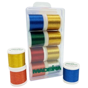 Madeira Classic Metallic Thread Box 8 x 200m spools