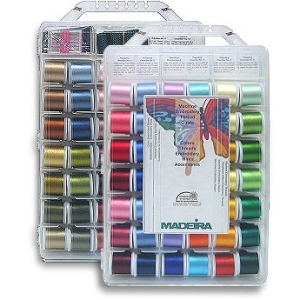 Madeira Threadable Embroidery Box with 80 Rayon Threads