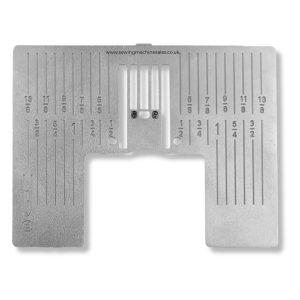 Pfaff Straight Stitch Needle Plate With Inch Markings 68003080