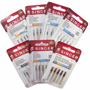 Specialist sewing machine needles 7 pack set