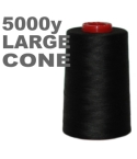 Large black overlock thread cone
