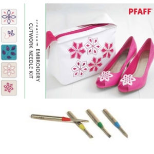 Embroidery cutwork needle kit
