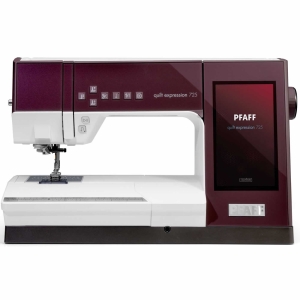 The Quilt Expression 725 is a delight to sew with while quilting