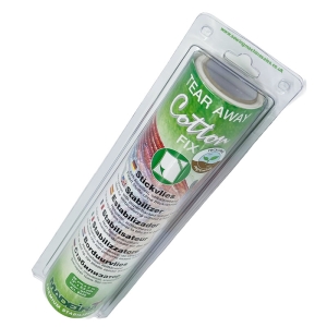 Tear away cotton fix stabilizer