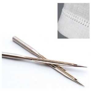 Universal Sewing Machine Needles Hemstitch Wing Point Size 90 Pack Of 2