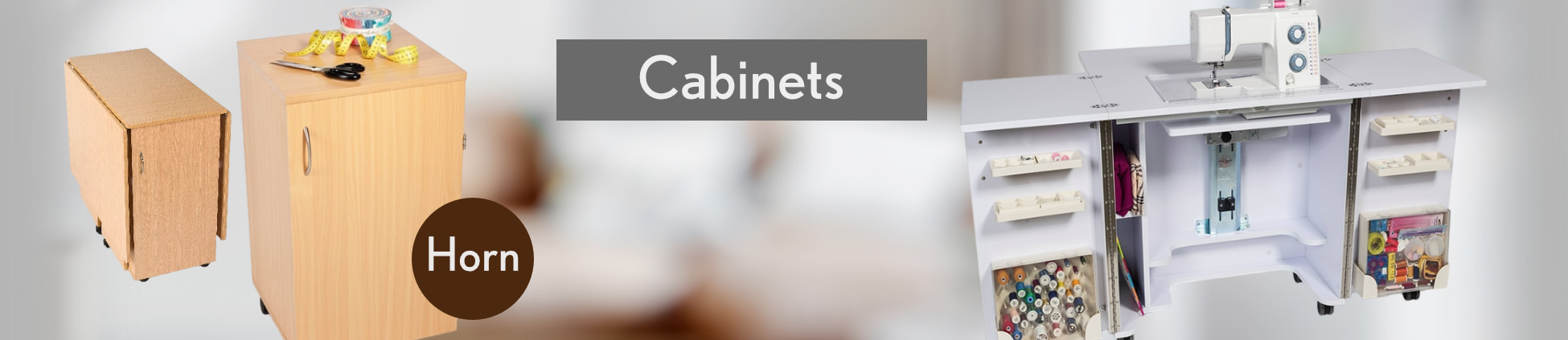A selection of tables and cabinets for your Pfaff sewing machine